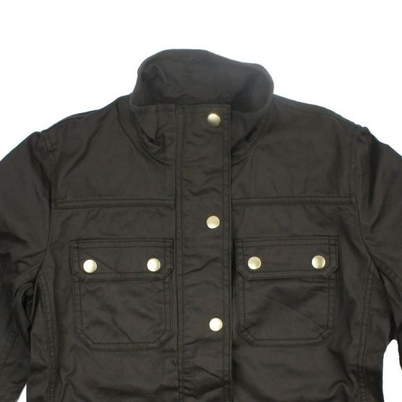 New JCREW Size XXS The Downtown Field Jacket Mossy Brown - Picture 4 of 5